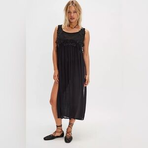 🆕 Free People Pacha Maxi Top in Black / XSMALL